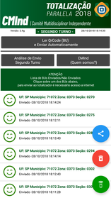 screenshot app totalização paralela